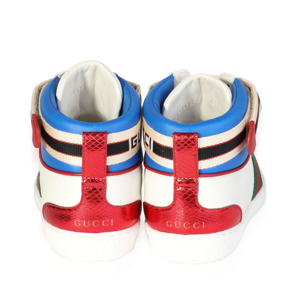 Gucci -  Gucci Stripe Ace High Top (8.5 UK) - Picture 2 of 4